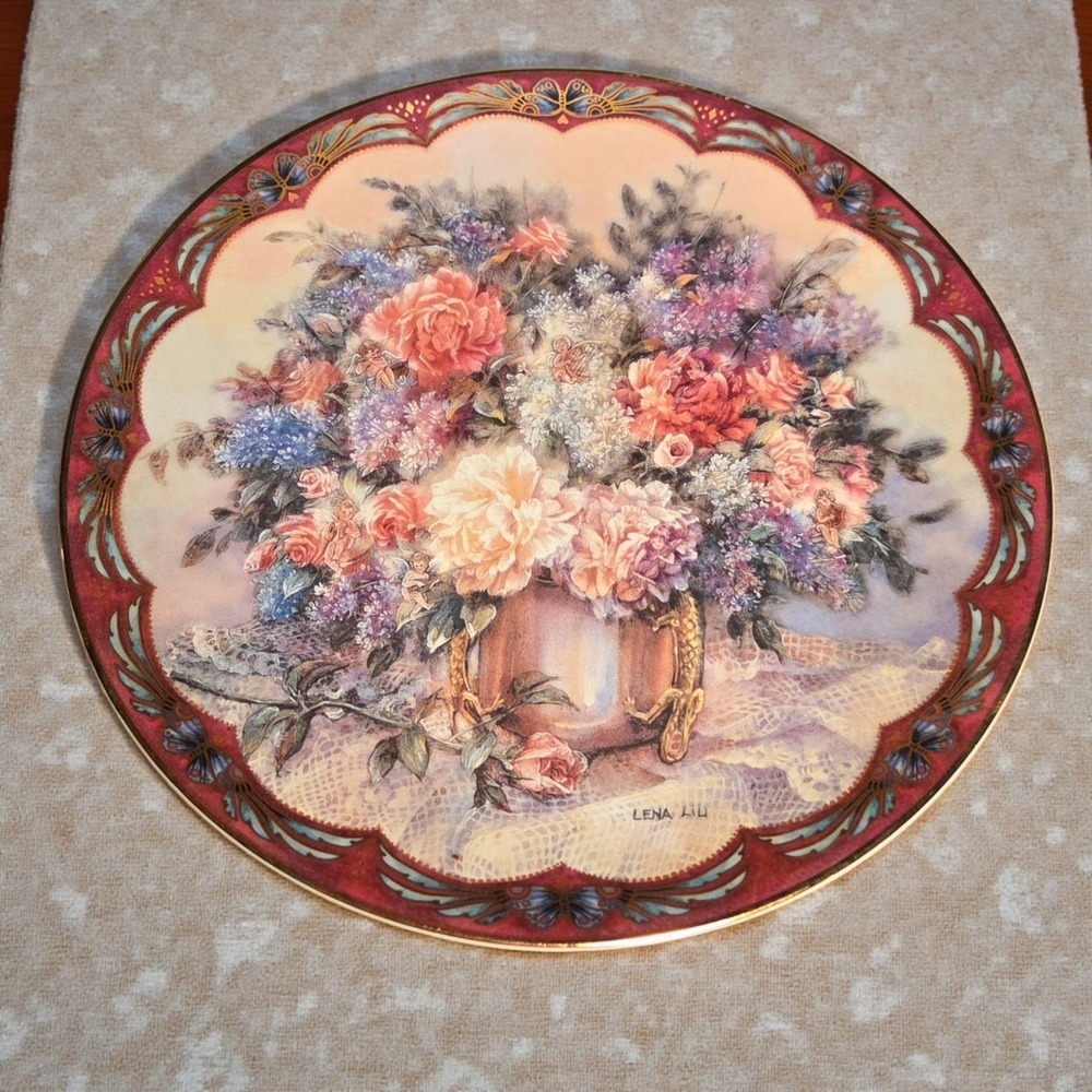 Lena Liu‎ Flower Fairies Magic Makers Numbered Collector Plate 1993 BradEx 8"
